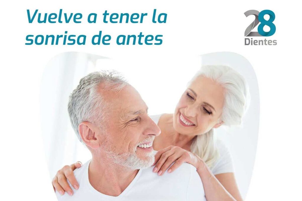 28 dientes: tratamiento para pacientes desdentados con implantes dentales