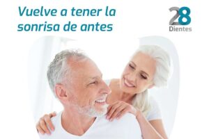 28 dientes: tratamiento para pacientes desdentados con implantes dentales